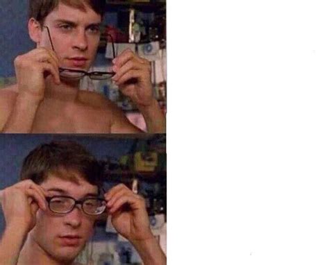 The image did not see further spread until December 15th, 2021, shortly before the premiere of the film. . Tobey maguire glasses meme generator
